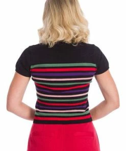 Banned Memory Lane Stripe Top 13 Banned Memory Lane Stripe Top -ROCKABILLY TOPS Shop memory lane stripe top banned 5 300x