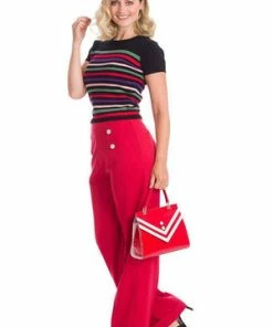 Banned Memory Lane Stripe Top 14 Banned Memory Lane Stripe Top -ROCKABILLY TOPS Shop memory lane stripe top banned 6 300x
