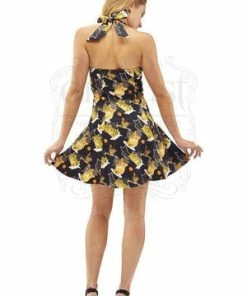 Dr Faust Meow For 3D Cats Mini Dress - Lilah -ROCKABILLY TOPS Shop meow for 3d cats mini dress lilah dr faust 5 300x