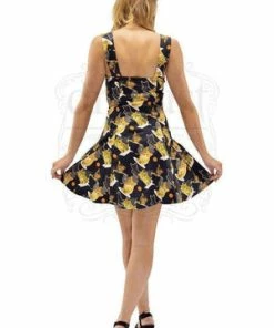 Dr Faust Meow For 3D Cats Mini Dress - Lilah -ROCKABILLY TOPS Shop meow for 3d cats mini dress lilah dr faust 6 300x