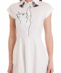 Banned Meow Longer Dress 8 Banned Meow Longer Dress -ROCKABILLY TOPS Shop meow longer dress banned 3 300x
