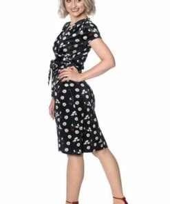 Banned Midnight Floral Dress -ROCKABILLY TOPS Shop midnight floral dress banned 4 300x
