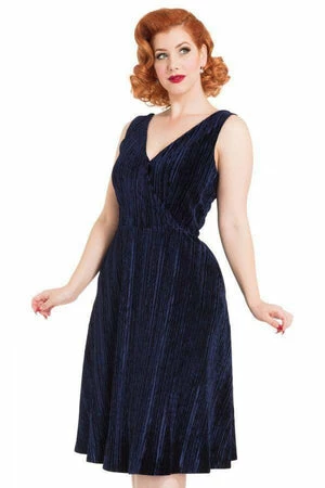 Voodoo Vixen Millicent Velvet Midi Dress 6 Voodoo Vixen Millicent Velvet Midi Dress - Image 4