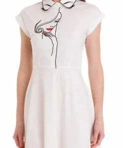 Banned Model Face Longer Dress -ROCKABILLY TOPS Shop model face longer dress banned 3 300x