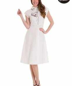 Banned Model Face Longer Dress -ROCKABILLY TOPS Shop model face longer dress banned 4 300x