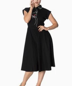 Banned Model Face Longer Dress -ROCKABILLY TOPS Shop model face longer dress banned 5 300x