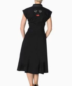 Banned Model Face Longer Dress -ROCKABILLY TOPS Shop model face longer dress banned 6 300x