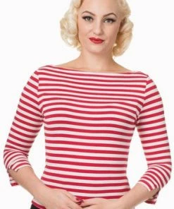 Banned Modern Love Top -ROCKABILLY TOPS Shop modern love top banned 20 300x