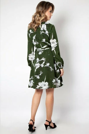 Voodoo Vixen Molly Floral Wrap Dress 4 Voodoo Vixen Molly Floral Wrap Dress - Image 2