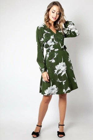 Voodoo Vixen Molly Floral Wrap Dress 7 Voodoo Vixen Molly Floral Wrap Dress - Image 5