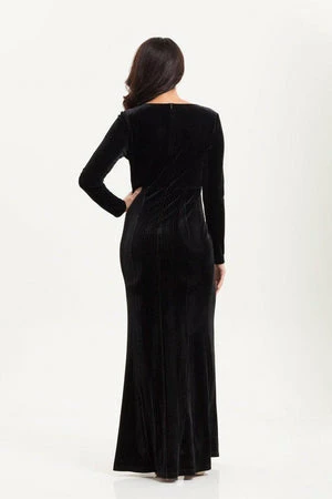 Voodoo Vixen Morticia Black Gown 4 Voodoo Vixen Morticia Black Gown - Image 2