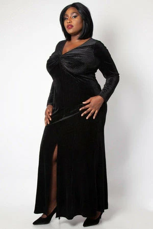 Voodoo Vixen Morticia Black Gown 7 Voodoo Vixen Morticia Black Gown - Image 5