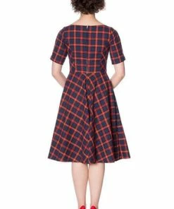 Banned Mrs Clause Fit And Flare Dress -ROCKABILLY TOPS Shop mrs clause fit and flare dress banned 8 300x
