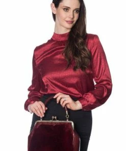 Banned Natalie Blouse -ROCKABILLY TOPS Shop natalie blouse banned 7 300x