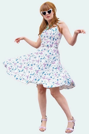 Voodoo Vixen Nautical Print Button Front Dress 8 Voodoo Vixen Nautical Print Button Front Dress - Image 6