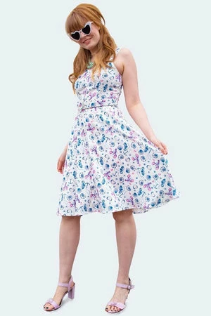 Voodoo Vixen Nautical Print Button Front Dress 7 Voodoo Vixen Nautical Print Button Front Dress - Image 5