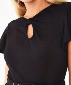 Voodoo Vixen Nessy Front Twist Flutter Sleeve Dress 35 Voodoo Vixen Nessy Front Twist Flutter Sleeve Dress -ROCKABILLY TOPS Shop nessy front twist flutter sleeve dress voodoo vixen 10 7b4c7a87 363e 45f9 ae31 5c301c276ef0 300x