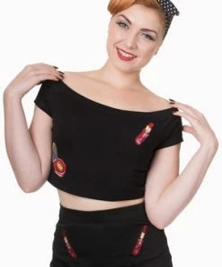 Banned New Romantics Cropped Top