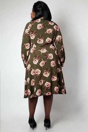 Voodoo Vixen Nora Floral 40s Style Tea Dress 8 Voodoo Vixen Nora Floral 40s Style Tea Dress - Image 6