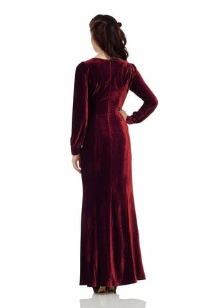 Voodoo Vixen Olive 30's Dress 8 Voodoo Vixen Olive 30's Dress - Image 6