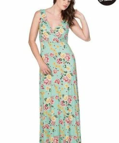 Banned Oriental Bloom Maxi 6 Banned Oriental Bloom Maxi -ROCKABILLY TOPS Shop oriental bloom maxi banned 3 300x