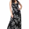 Banned Palm Maxi Length Dress -ROCKABILLY TOPS Shop palm maxi length dress banned 300x
