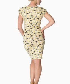 Banned Palm Shade Cross Over Dress -ROCKABILLY TOPS Shop palm shade cross over dress banned 2 300x