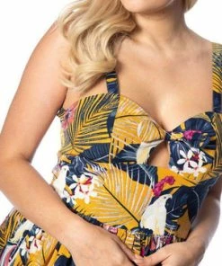 Banned Paradise Dress -ROCKABILLY TOPS Shop paradise dress banned 3 300x