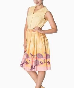 Banned Parasol 50s Shirtdress -ROCKABILLY TOPS Shop parasol 50s shirtdress banned 3 300x
