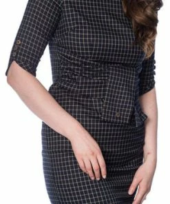 Banned Patricia Check Pencil Dress 9 Banned Patricia Check Pencil Dress -ROCKABILLY TOPS Shop patricia check pencil dress banned 4 300x