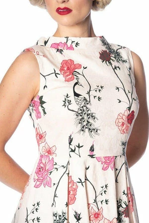 Banned Peacock Baroque Fit N Flare Dress 5 Banned Peacock Baroque Fit N Flare Dress - Image 3