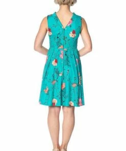 Banned Peacock Baroque Fit N Flare Dress 12 Banned Peacock Baroque Fit N Flare Dress -ROCKABILLY TOPS Shop peacock baroque fit n flare dress banned 5 300x