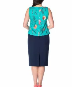 Banned Peacock Baroque Top 13 Banned Peacock Baroque Top -ROCKABILLY TOPS Shop peacock baroque top banned 4 300x