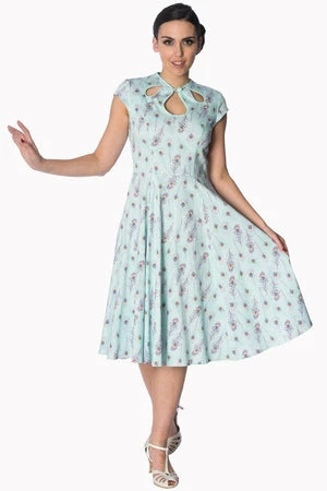 Banned Peacock Feather 50s Look Dress 3 Banned Peacock Feather 50s Look Dress