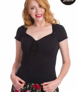 Banned Pearl Top -ROCKABILLY TOPS Shop pearl top banned 4 300x