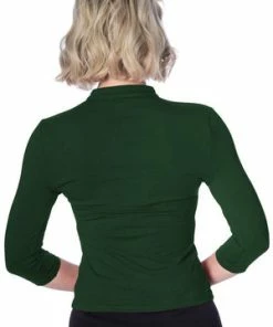 Banned Peek A Boo Mandarin Collar Top 18 Banned Peek A Boo Mandarin Collar Top -ROCKABILLY TOPS Shop peek a boo mandarin collar top banned 5 300x