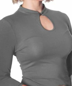 Banned Peek A Boo Mandarin Collar Top 22 Banned Peek A Boo Mandarin Collar Top -ROCKABILLY TOPS Shop peek a boo mandarin collar top banned 9 300x