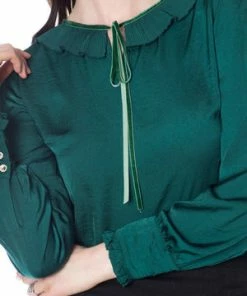 Banned Perfect Pleat Collar Top -ROCKABILLY TOPS Shop perfect pleat collar top banned 4 300x