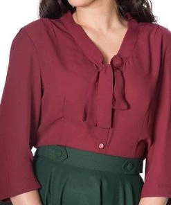 Banned Perfect Pussybow Blouse -ROCKABILLY TOPS Shop perfect pussybow blouse banned 3 6bd37bf8 0dfb 47e2 93f7 80ea3132dd43 300x