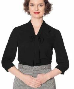 Banned Perfect Pussybow Blouse -ROCKABILLY TOPS Shop perfect pussybow blouse banned 6 605918c5 b1f9 4737 bb8b db0d70c6ea8b 300x