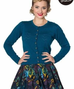 Banned Piontelle Knit Cardigan -ROCKABILLY TOPS Shop piontelle knit cardigan banned 14 300x