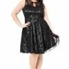 Voodoo Vixen Plus Size Penny Rockabilly Dress