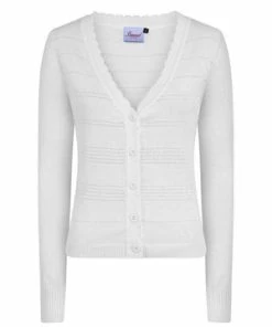 Banned Pointelle Cardigan -ROCKABILLY TOPS Shop pointelle cardigan banned 10 300x