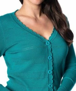 Banned Pointelle Cardigan -ROCKABILLY TOPS Shop pointelle cardigan banned 19 300x