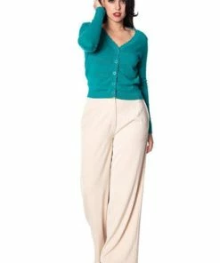 Banned Pointelle Cardigan -ROCKABILLY TOPS Shop pointelle cardigan banned 20 300x