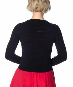 Banned Pointelle Cardigan -ROCKABILLY TOPS Shop pointelle cardigan banned 7 300x
