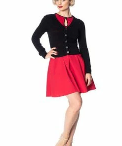Banned Pointelle Cardigan -ROCKABILLY TOPS Shop pointelle cardigan banned 9 300x