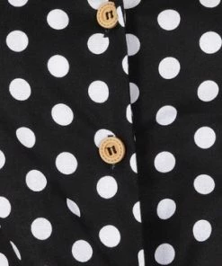 Banned Polka Blouse -ROCKABILLY TOPS Shop polka blouse banned 7 300x