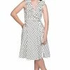 Banned Evening Spot Fit N Flare Dress 1 Banned Evening Spot Fit N Flare Dress -ROCKABILLY TOPS Shop polka wrap fit n flare dress banned 300x