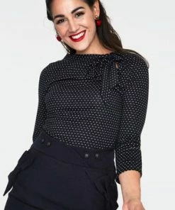 Voodoo Vixen Posie Polka Dot Neck Tie